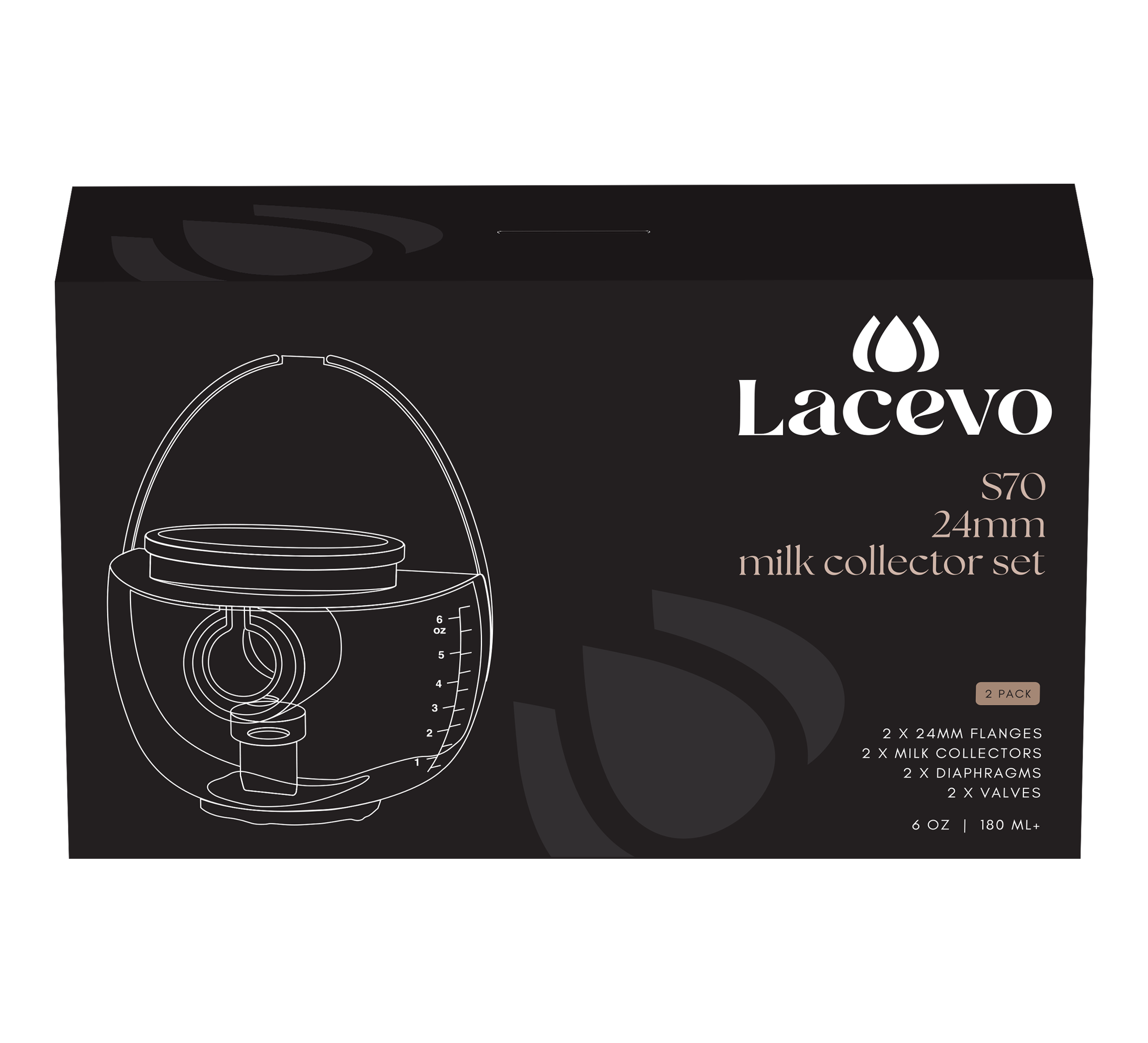 LACEVO S70 24mm collector set (2 pieces)