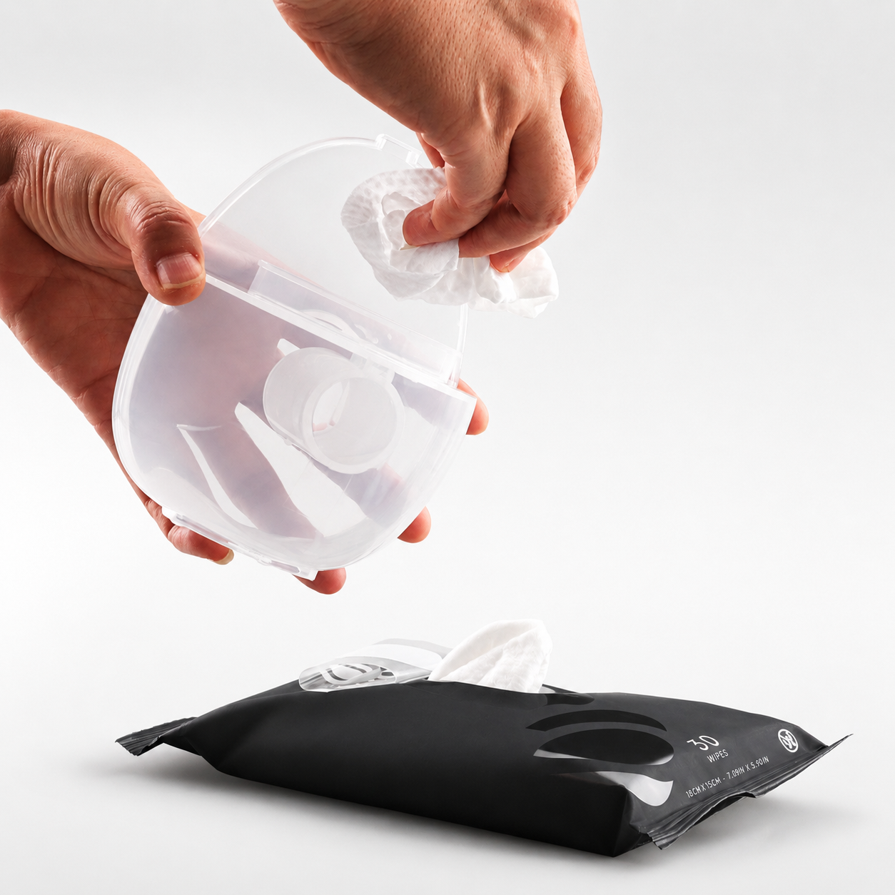 LACEVO breast pump wipes - 30 count